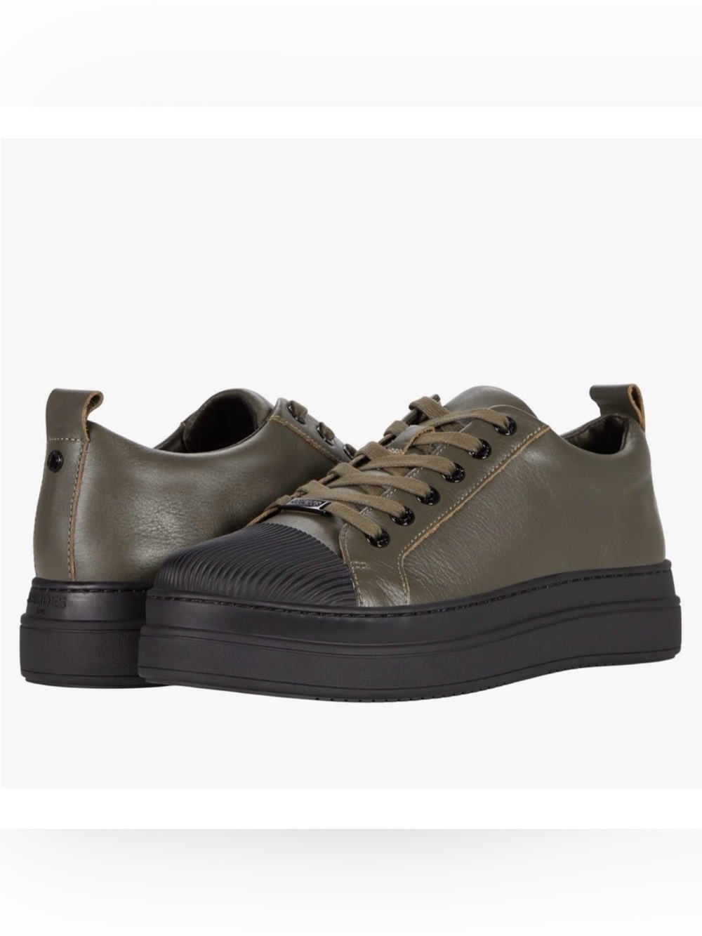 NWT J/SLIDES NOCARINA Cactus and Black Leather Sneaker